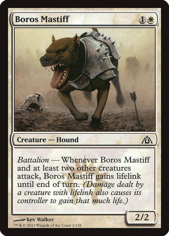 Boros Mastiff [Dragon's Maze] | The Gaming-Verse
