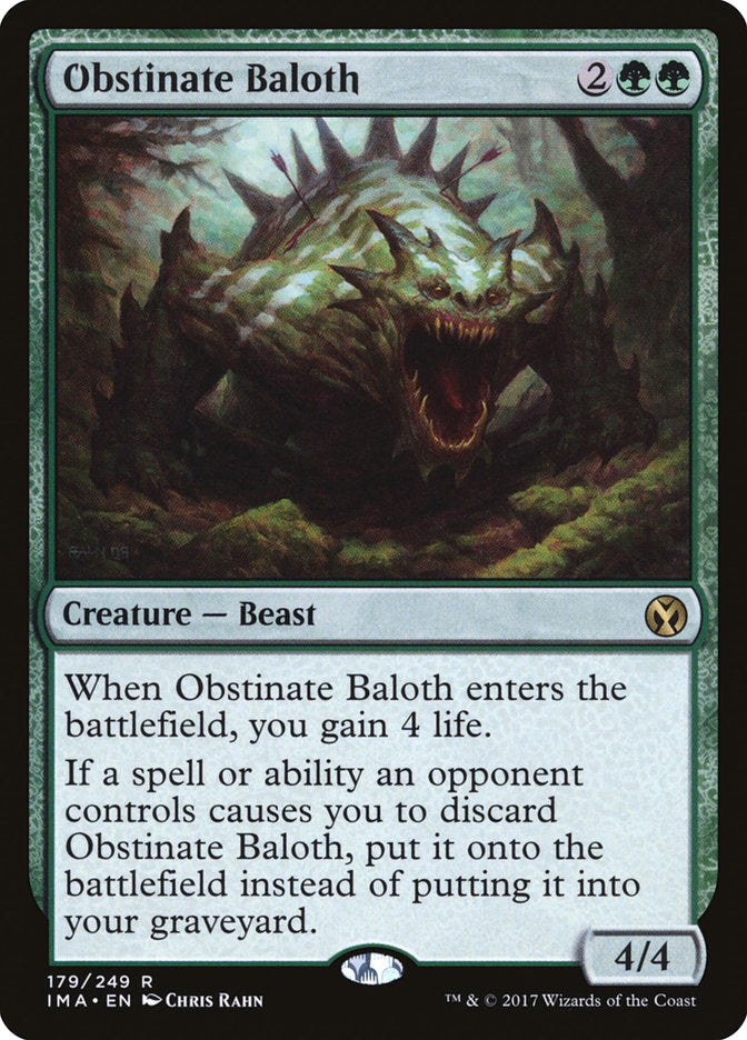 Obstinate Baloth [Iconic Masters] | The Gaming-Verse