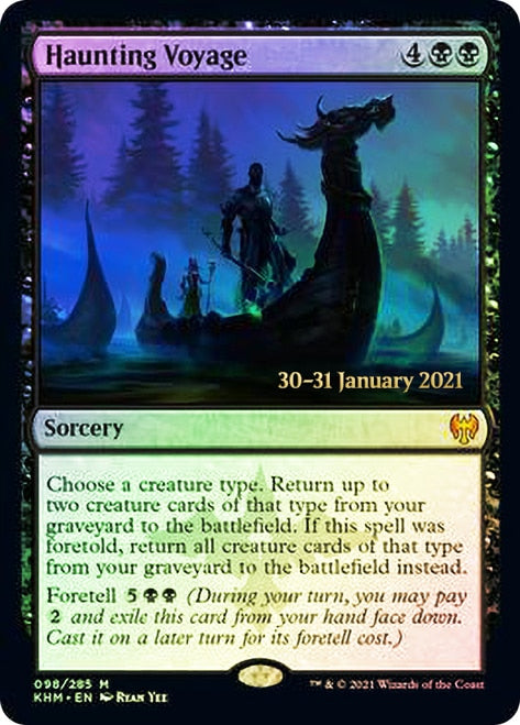 Haunting Voyage  [Kaldheim Prerelease Promos] | The Gaming-Verse