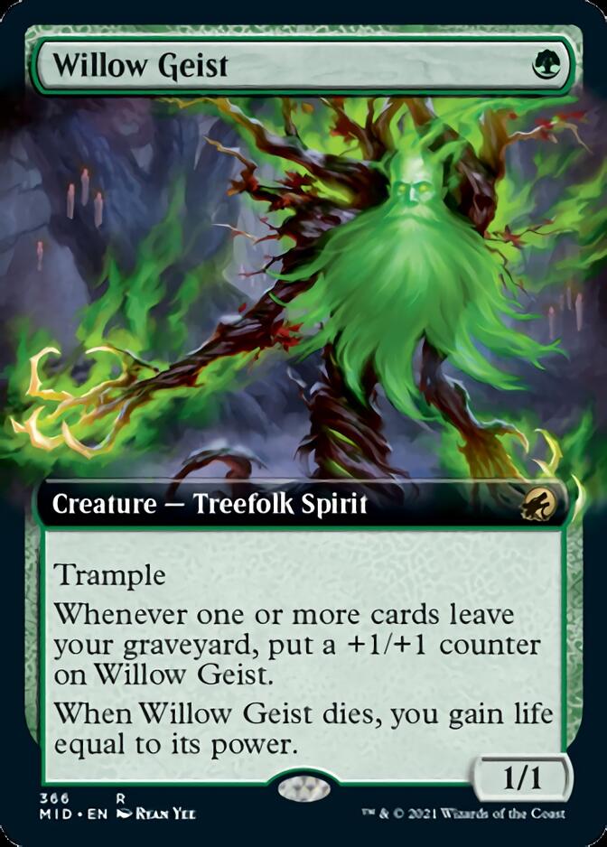 Willow Geist (Extended) [Innistrad: Midnight Hunt] | The Gaming-Verse