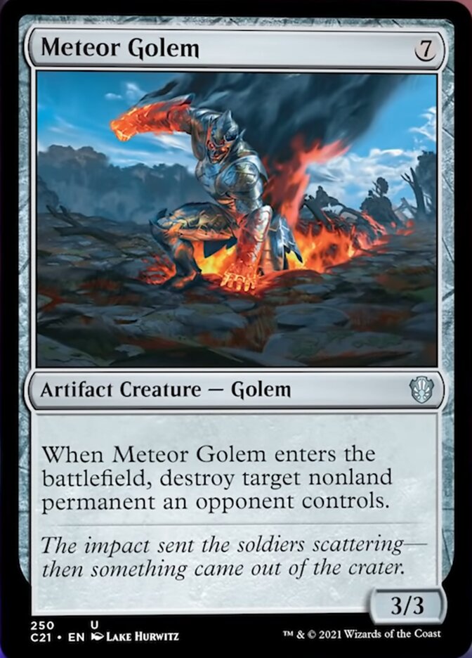 Meteor Golem [Commander 2021] | The Gaming-Verse