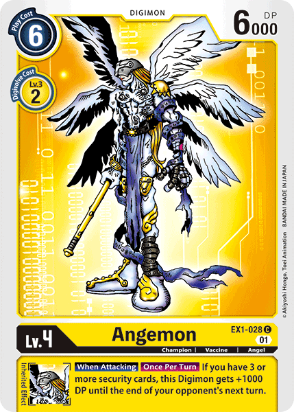 Angemon [EX1-028] [Classic Collection] | The Gaming-Verse