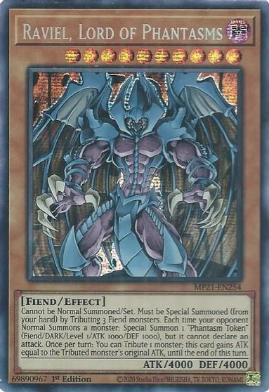 Raviel, Lord of Phantasms [MP21-EN254] Prismatic Secret Rare | The Gaming-Verse