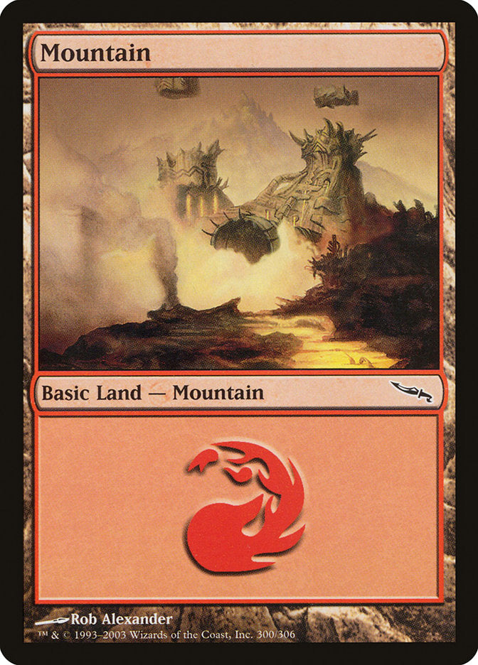 Mountain (#300) [Mirrodin] | The Gaming-Verse