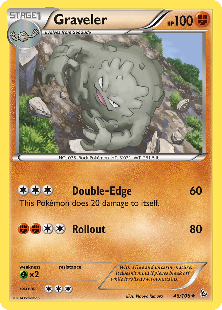 Graveler (46/106) [XY: Flashfire] | The Gaming-Verse