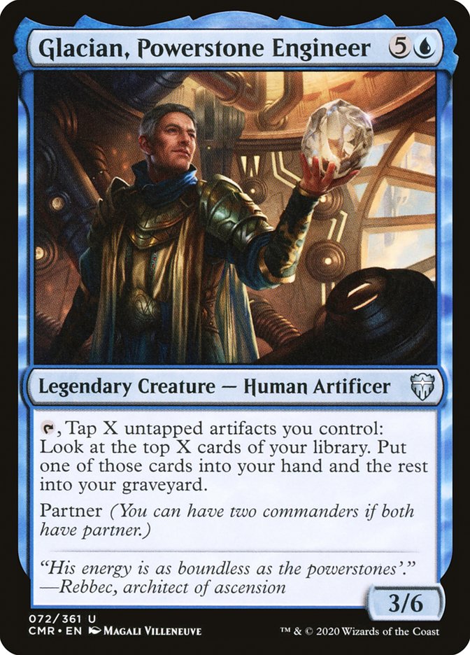 Glacian, Powerstone Engineer [Commander Legends] | The Gaming-Verse