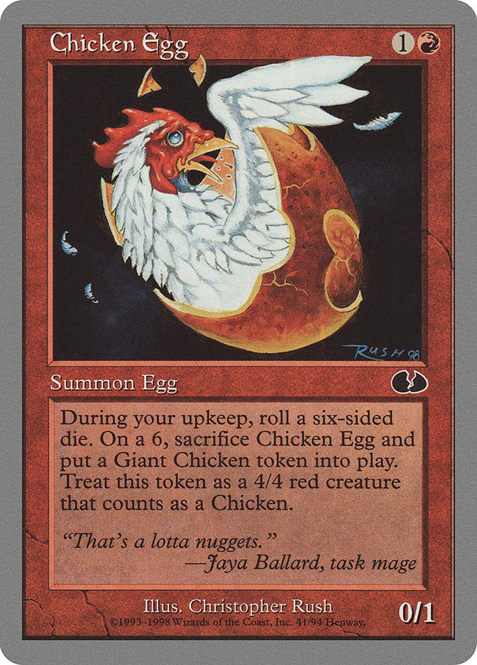 Chicken Egg [Unglued] | The Gaming-Verse