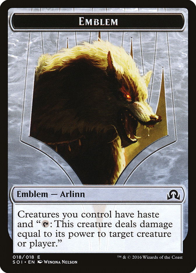 Arlinn Kord Emblem [Shadows over Innistrad Tokens] | The Gaming-Verse