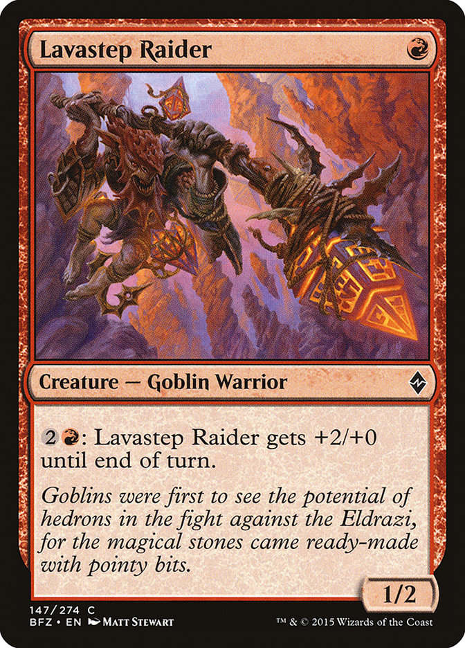 Lavastep Raider [Battle for Zendikar] | The Gaming-Verse