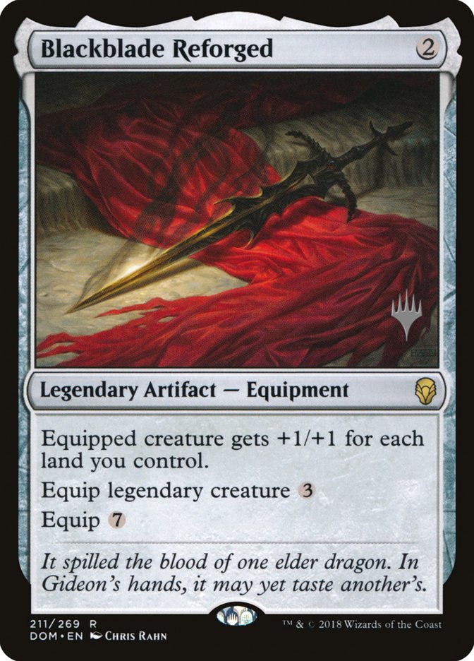 Blackblade Reforged (Promo Pack) [Dominaria Promos] | The Gaming-Verse