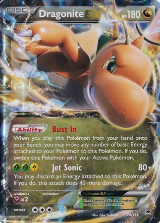 Dragonite EX (74/111) (Jumbo Card) [XY: Furious Fists] | The Gaming-Verse