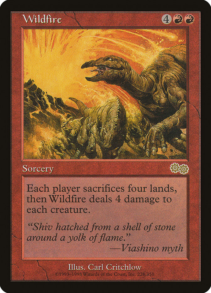 Wildfire [Urza's Saga] | The Gaming-Verse