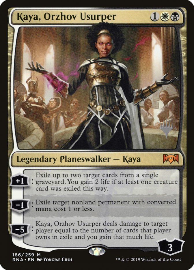 Kaya, Orzhov Usurper (Promo Pack) [Ravnica Allegiance Promos] | The Gaming-Verse