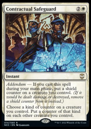 Contractual Safeguard (Promo Pack) [Streets of New Capenna Commander Promos] | The Gaming-Verse