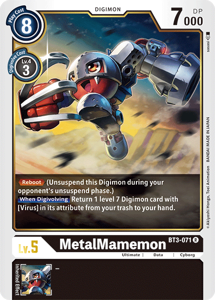 MetalMamemon [BT3-071] [Release Special Booster Ver.1.5] | The Gaming-Verse