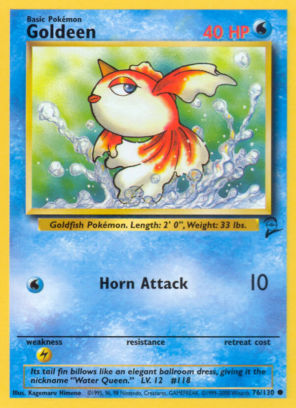 Goldeen (76/130) [Base Set 2] | The Gaming-Verse