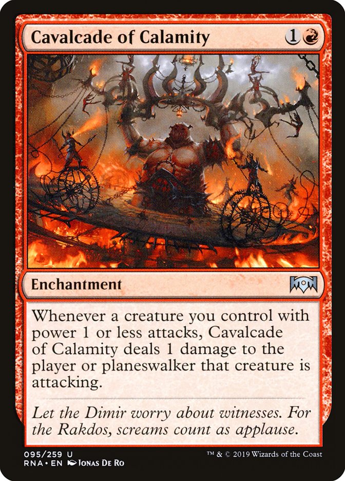 Cavalcade of Calamity [Ravnica Allegiance] | The Gaming-Verse