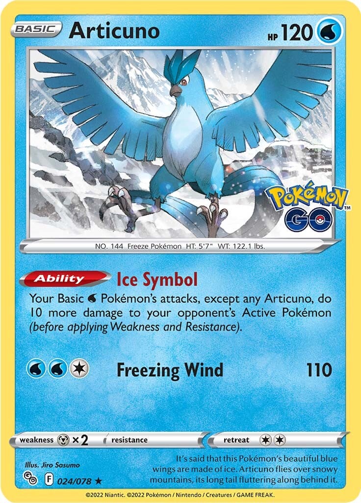 Articuno (024/078) [Pokémon GO] | The Gaming-Verse