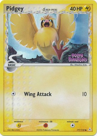 Pidgey (77/110) (Delta Species) (Stamped) [EX: Holon Phantoms] | The Gaming-Verse