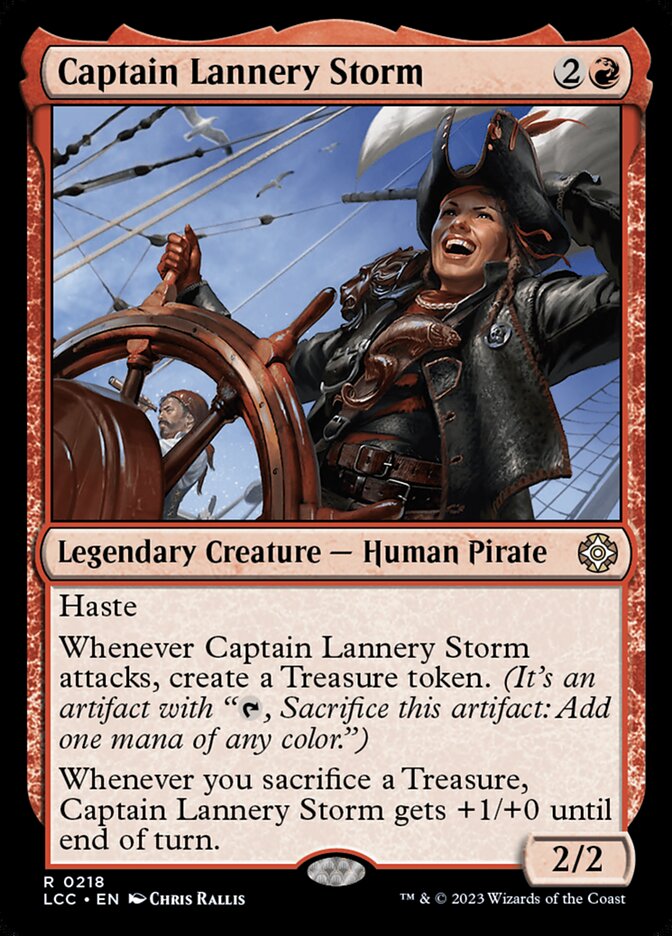 Captain Lannery Storm [The Lost Caverns of Ixalan Commander] | The Gaming-Verse