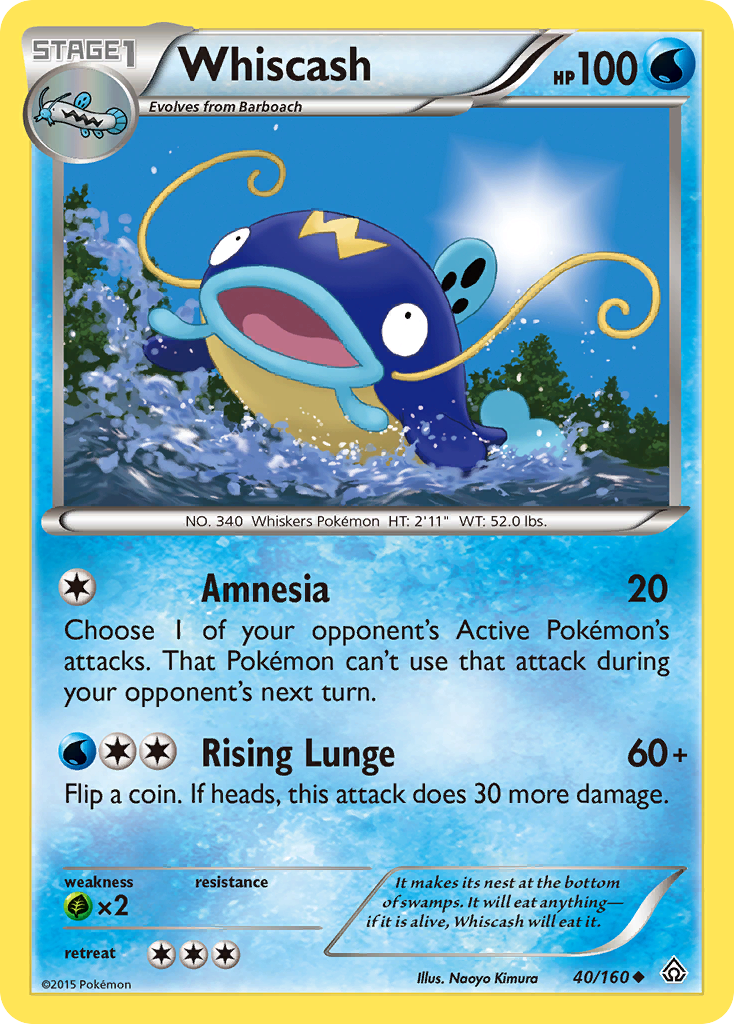 Whiscash (40/160) [XY: Primal Clash] | The Gaming-Verse