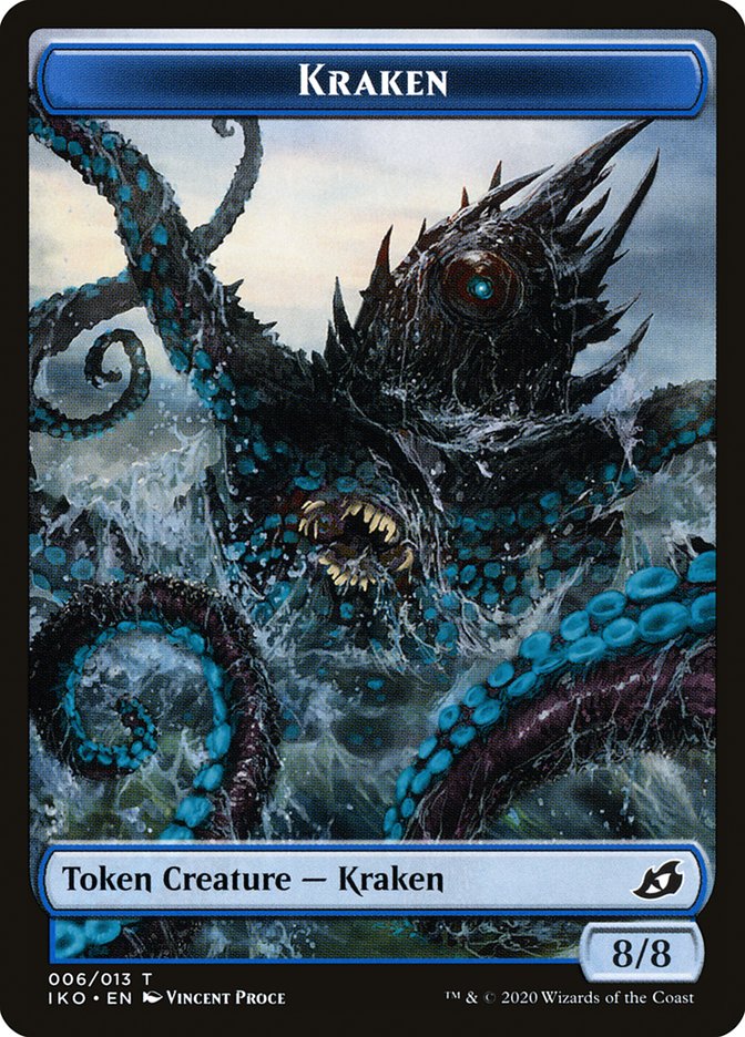 Kraken Token [Ikoria: Lair of Behemoths] | The Gaming-Verse