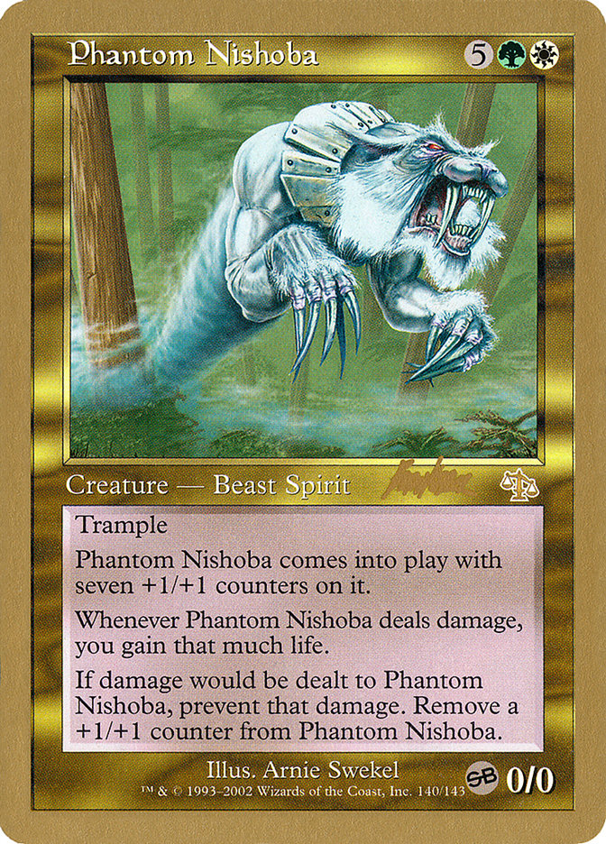 Phantom Nishoba (Brian Kibler) (SB) [World Championship Decks 2002] | The Gaming-Verse