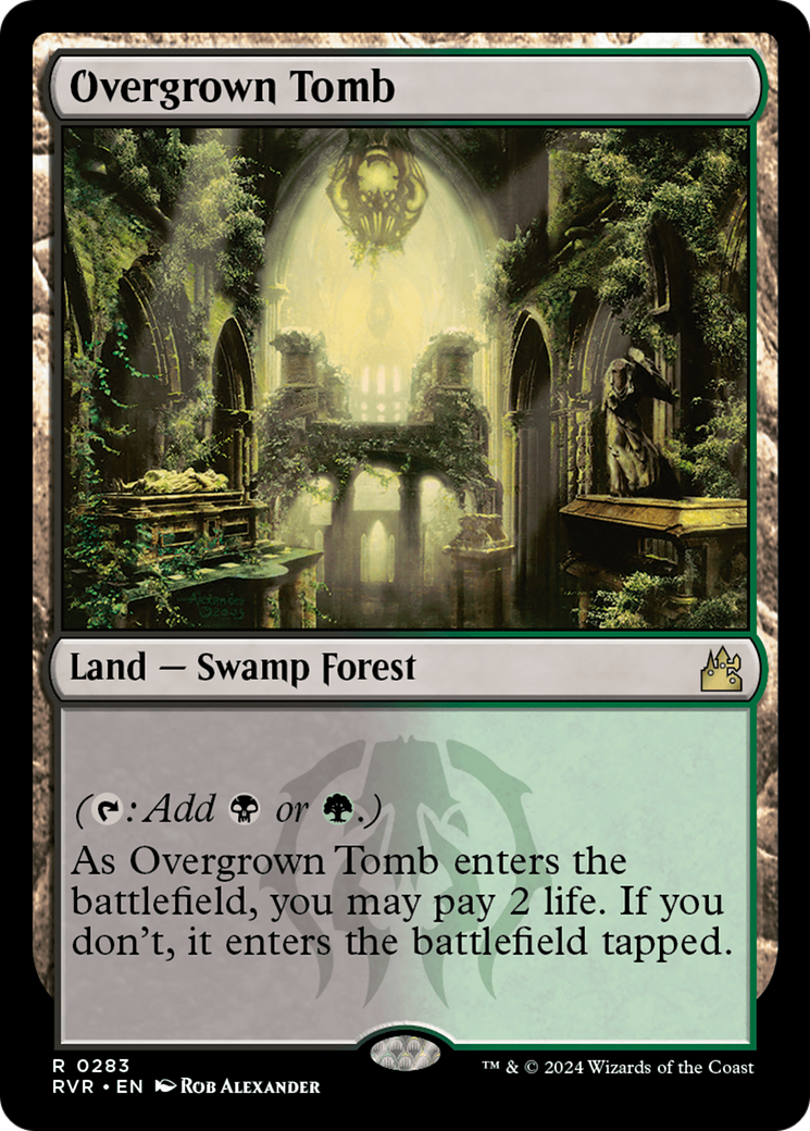 Overgrown Tomb [Ravnica Remastered] | The Gaming-Verse