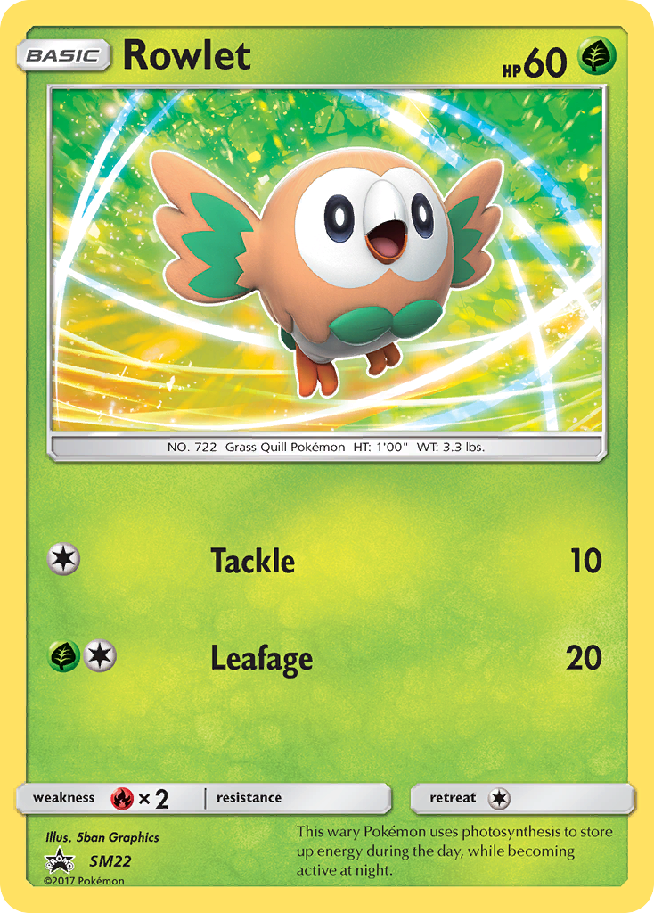 Rowlet (SM22) [Sun & Moon: Black Star Promos] | The Gaming-Verse