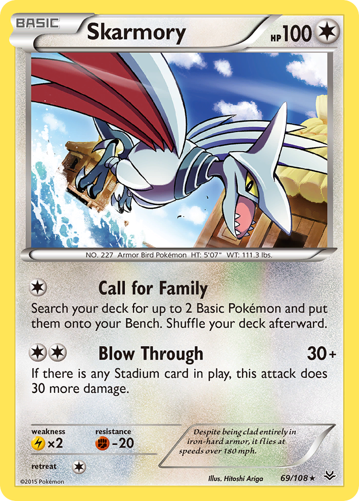 Skarmory (69/108) [XY: Roaring Skies] | The Gaming-Verse