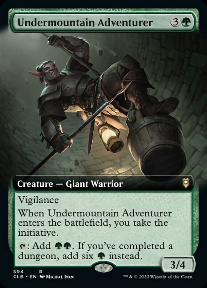 Undermountain Adventurer (Extended Art) [Commander Legends: Battle for Baldur's Gate] | The Gaming-Verse