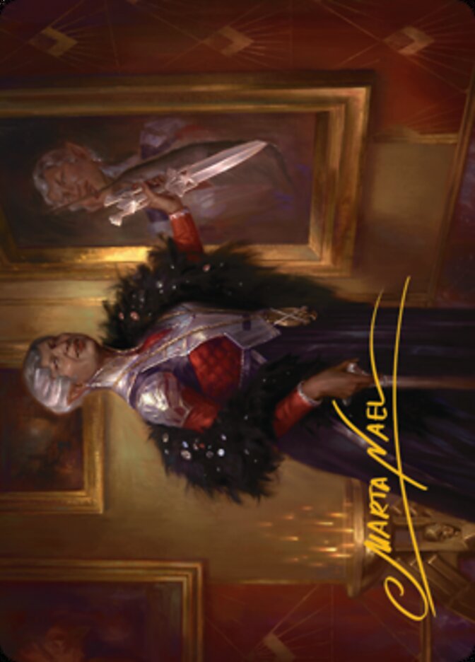 Evelyn, the Covetous Art Card (Gold-Stamped Signature) [Streets of New Capenna Art Series] | The Gaming-Verse