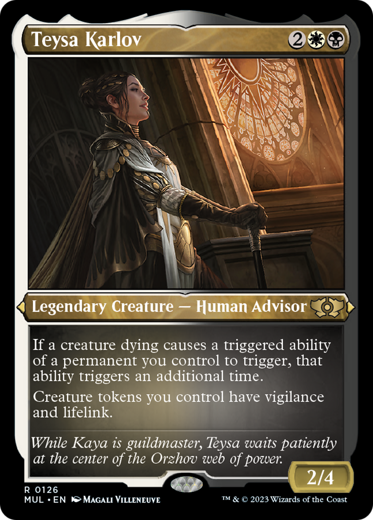 Teysa Karlov (Foil Etched) [Multiverse Legends] | The Gaming-Verse