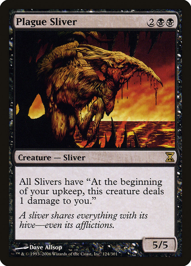 Plague Sliver [Time Spiral] | The Gaming-Verse