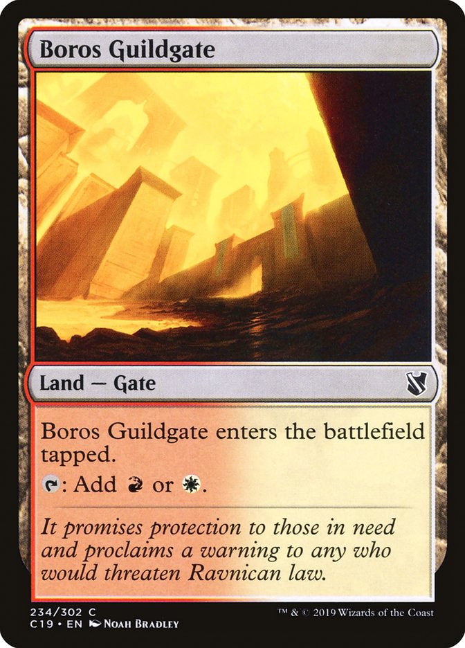 Boros Guildgate [Commander 2019] | The Gaming-Verse