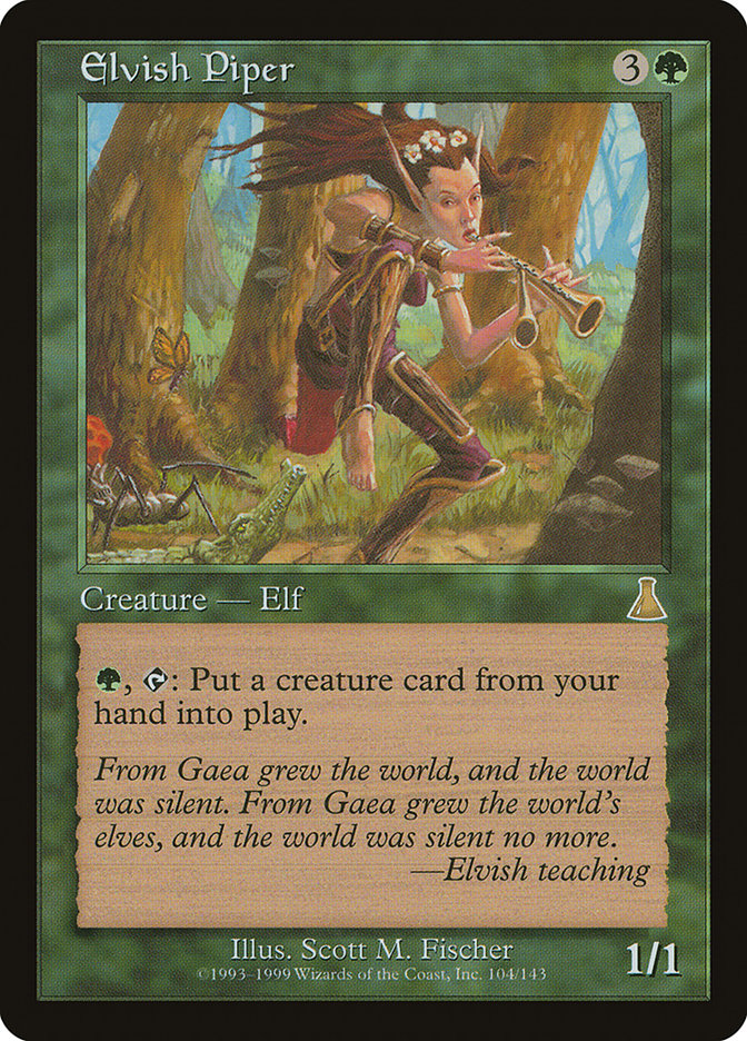 Elvish Piper [Urza's Destiny] | The Gaming-Verse