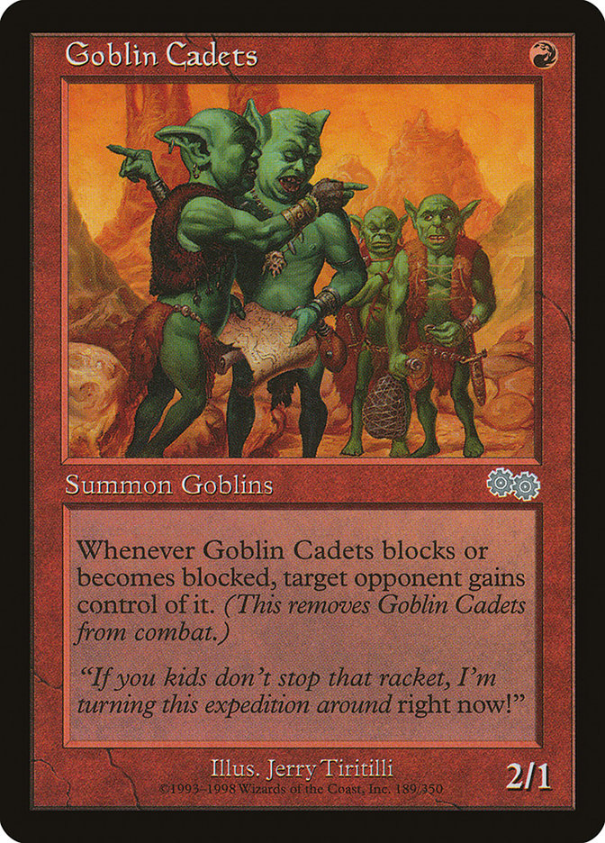 Goblin Cadets [Urza's Saga] | The Gaming-Verse