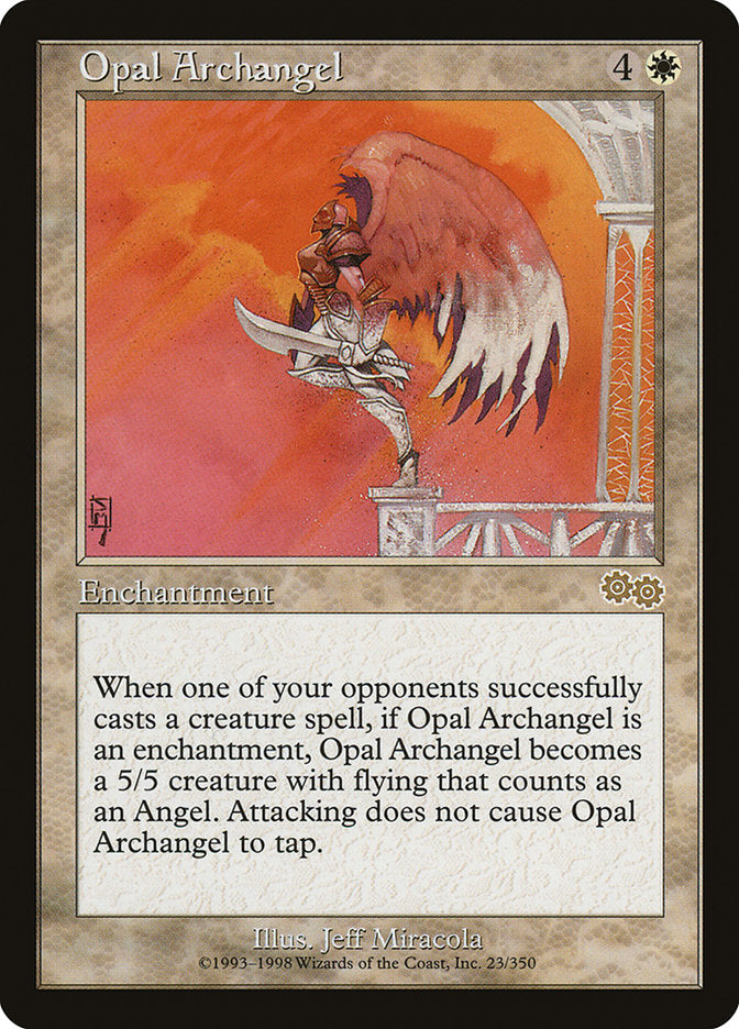 Opal Archangel [Urza's Saga] | The Gaming-Verse