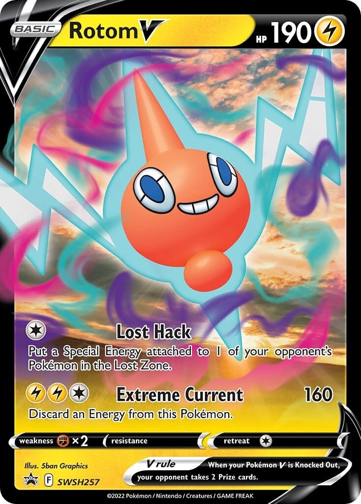 Rotom V (SWSH257) [Sword & Shield: Black Star Promos] | The Gaming-Verse