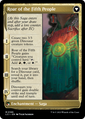 Huatli, Poet of Unity // Roar of the Fifth People [The Lost Caverns of Ixalan Prerelease Cards] | The Gaming-Verse