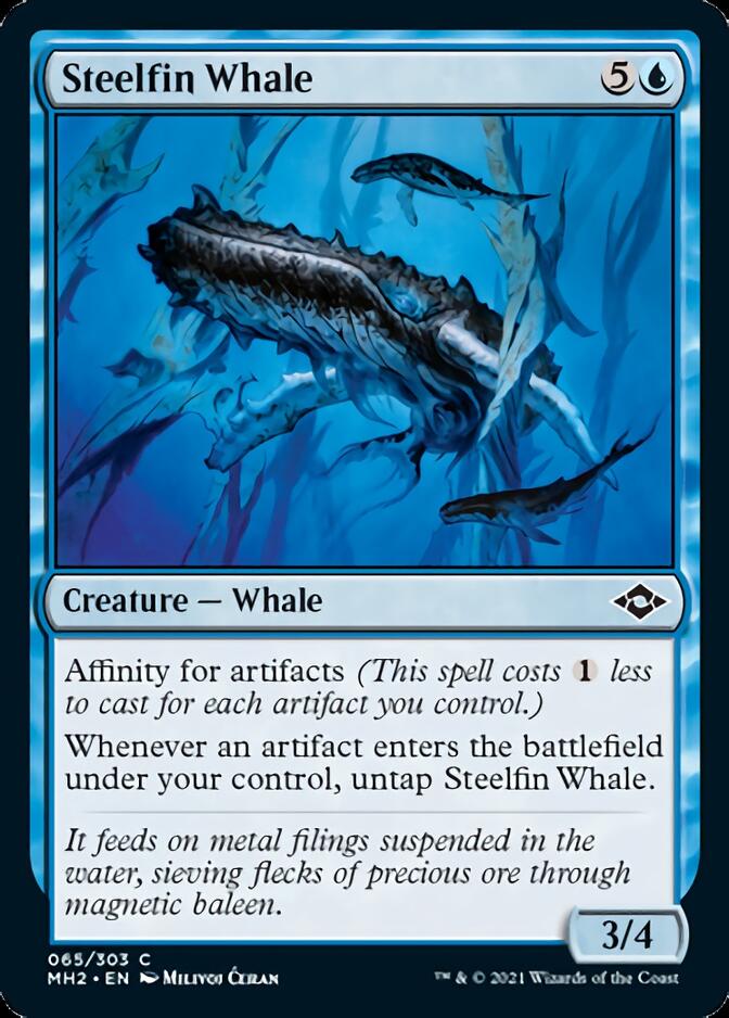 Steelfin Whale [Modern Horizons 2] | The Gaming-Verse