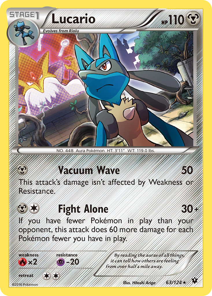 Lucario (63/124) [XY: Fates Collide] | The Gaming-Verse