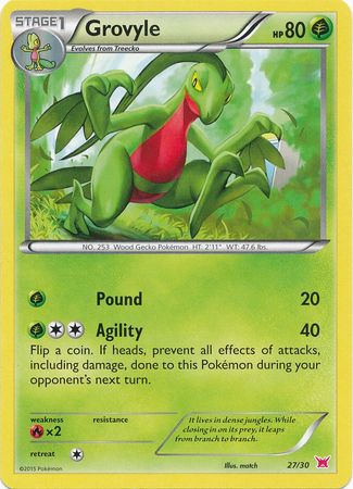 Grovyle (27/30) [XY: Trainer Kit 2 - Latias] | The Gaming-Verse