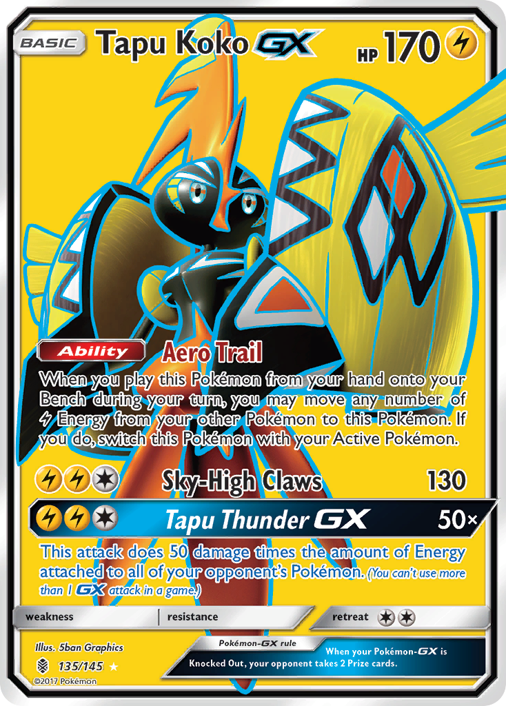 Tapu Koko GX (135/145) [Sun & Moon: Guardians Rising] | The Gaming-Verse