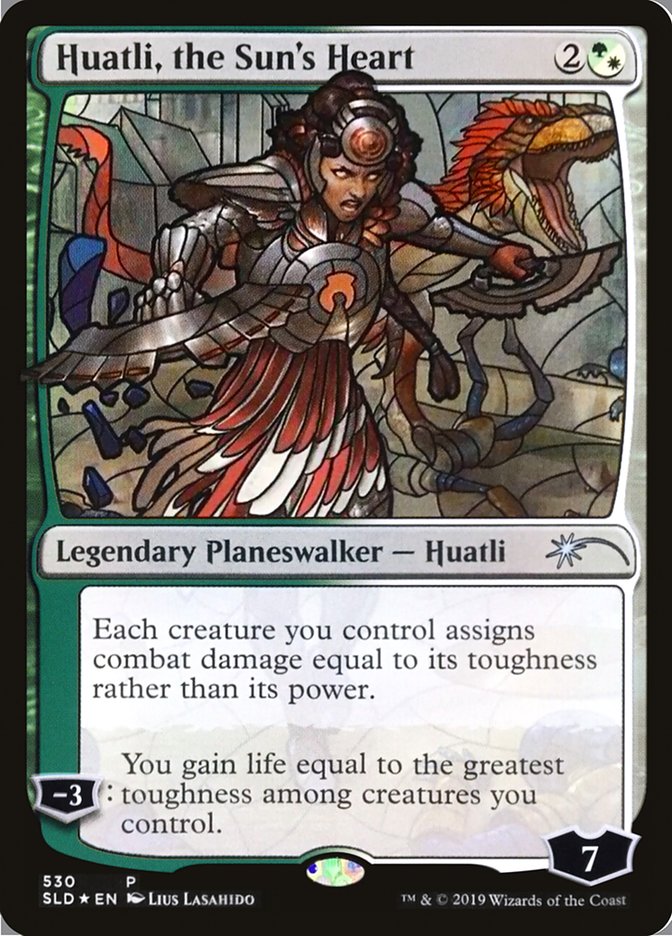 Huatli, the Sun's Heart (Stained Glass) [Secret Lair Drop Promos] | The Gaming-Verse