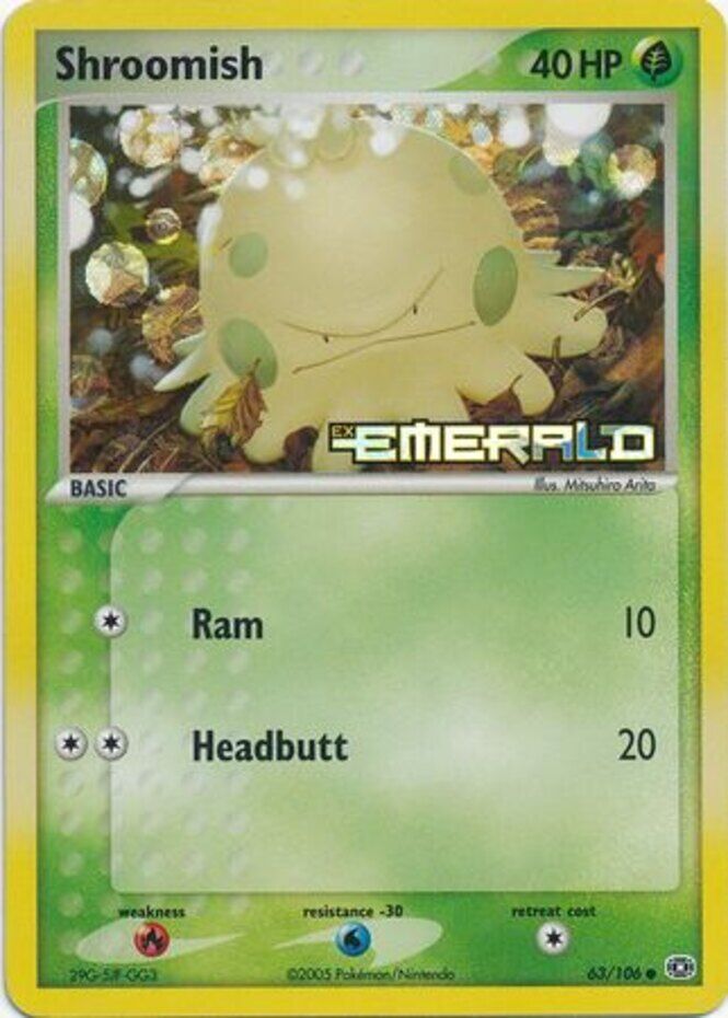 Shroomish (63/106) (Stamped) [EX: Emerald] | The Gaming-Verse