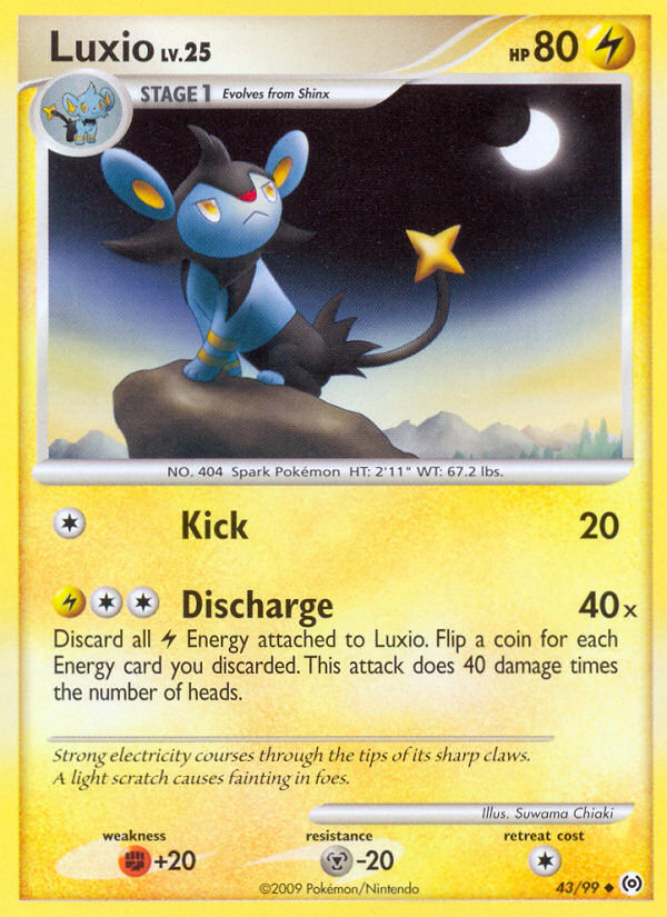 Luxio (43/99) [Platinum: Arceus] | The Gaming-Verse