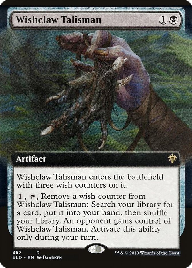 Wishclaw Talisman (Extended Art) [Throne of Eldraine] | The Gaming-Verse