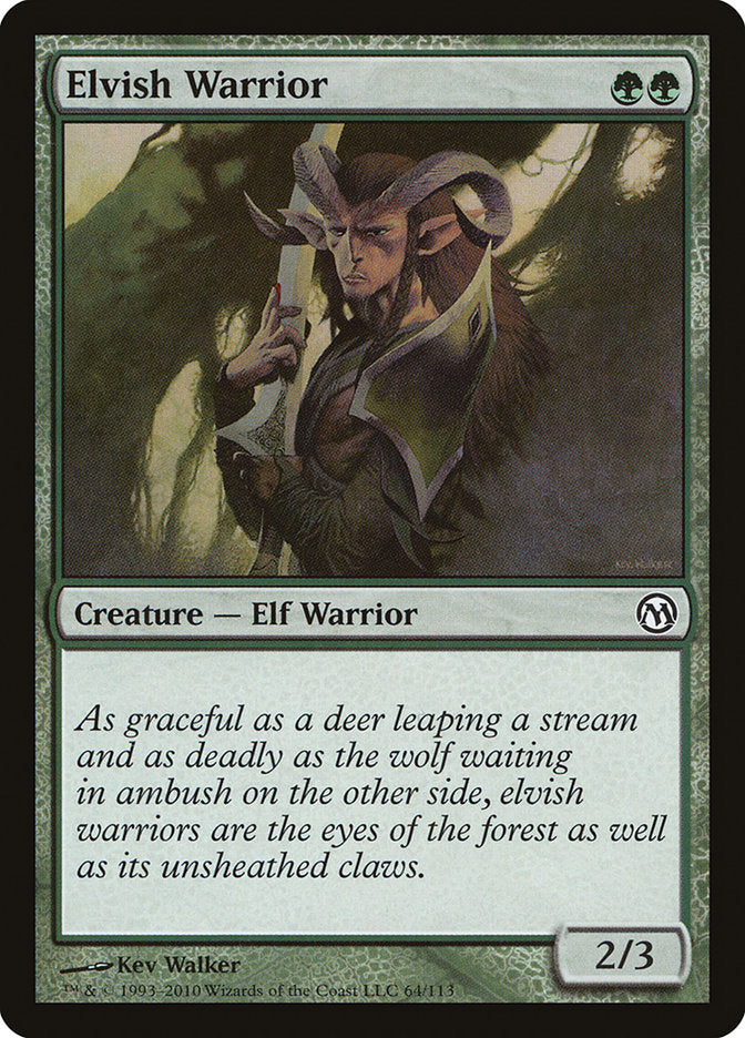 Elvish Warrior [Duels of the Planeswalkers] | The Gaming-Verse