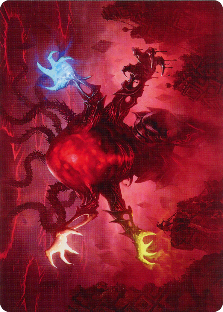 Omnath, Locus of All Art Card (51) [March of the Machine Art Series] | The Gaming-Verse